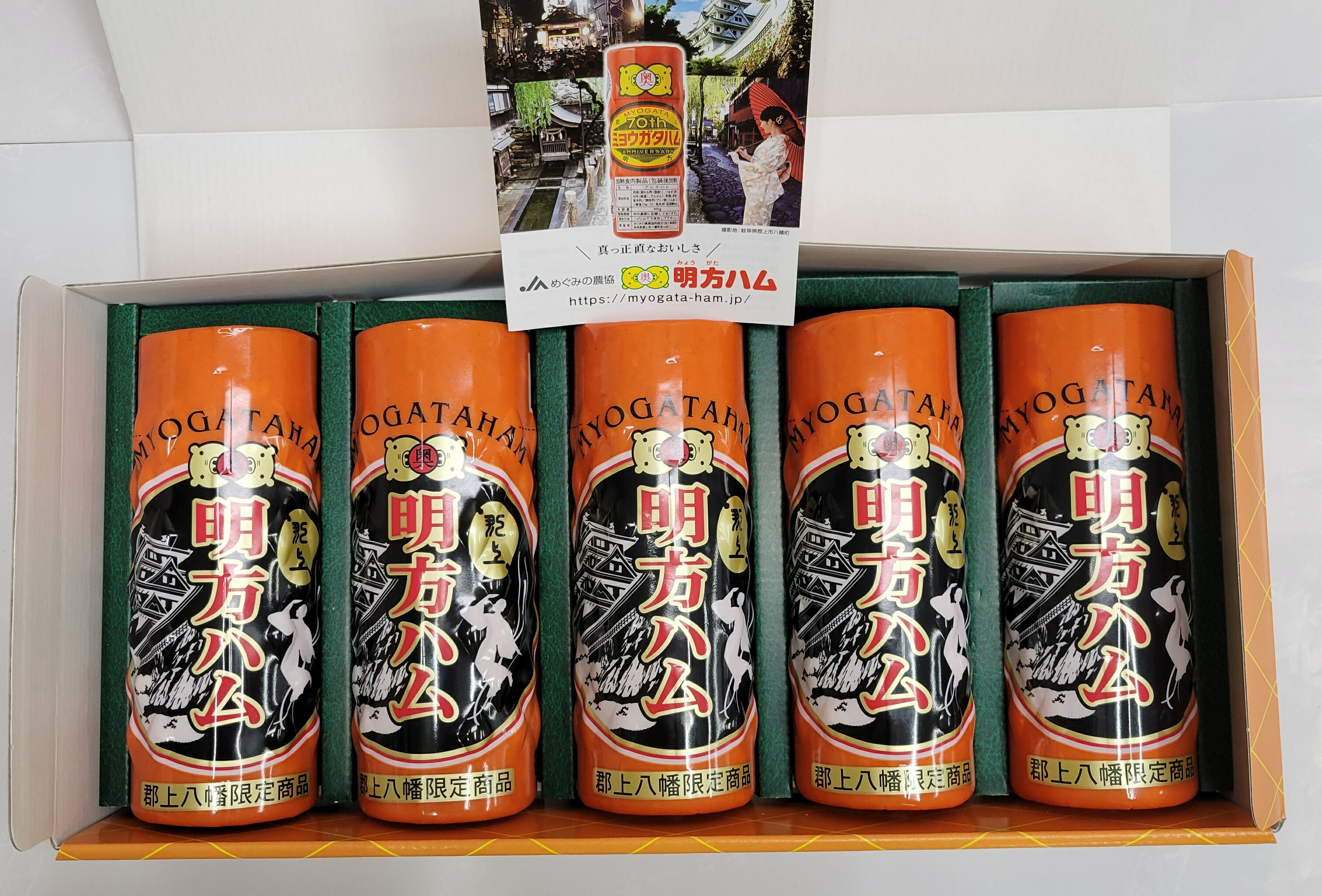 【ふるさと納税】明方ハム郡上八幡限定バージョン5本セット / 食品 精肉 肉加工品 加工品 セット 詰め合わせ 25000円