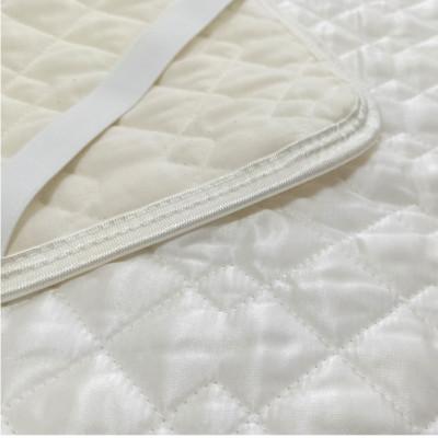 ふるさと納税 和歌山市 【シングルサイズ】ピュアシルク敷パッド 100×205cm　1枚 ホワイト SCC-1020S |  | 01