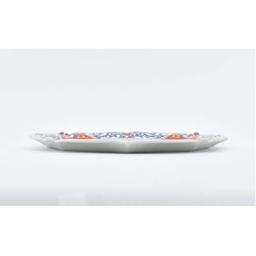 有田焼 錦渕唐草 輪花プレート【まるぶん】食器 器 うつわ 皿 大皿 盛皿 ディナー皿 プレート ワンプレート 輪花 40000円 A40-426_イメージ3