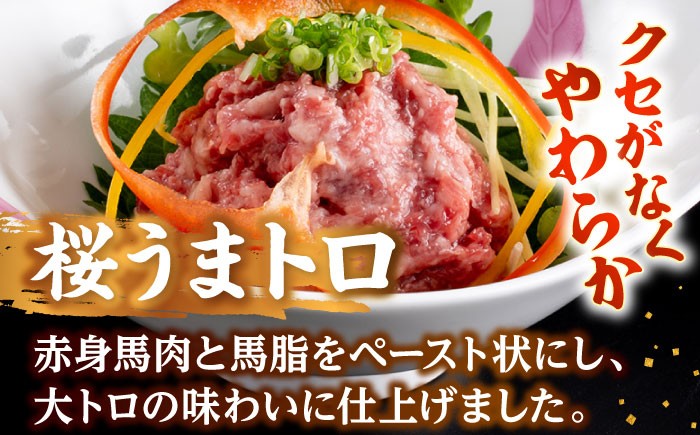 馬刺し 桜うまトロ ( ネギトロ ) 合計 約720g