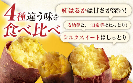 【1週間以内発送】冷凍焼き芋セット 計2.4kg（安納いも/紅はるか/シルクスイート/一口蜜いも）レンジ 五島市/芋蔵林 [PDO003]スピード発送 最速発送 最短発送