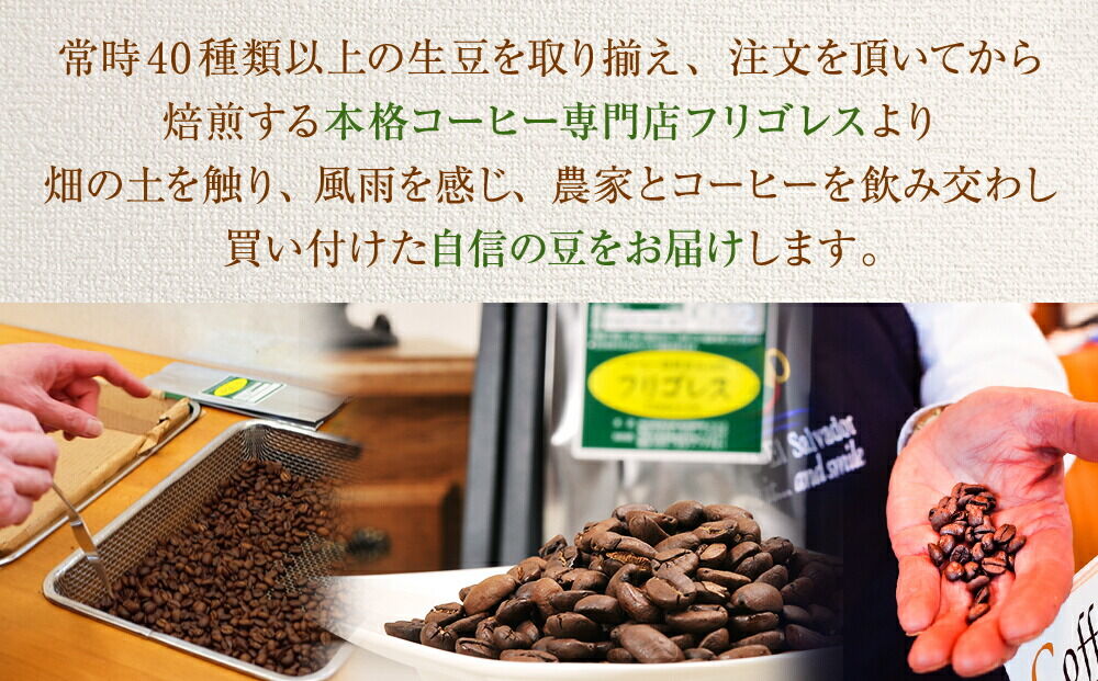 フリゴレス 世界の豆の旅 プレミアム 2種 コーヒーセット (豆) 珈琲 詰め合わせ