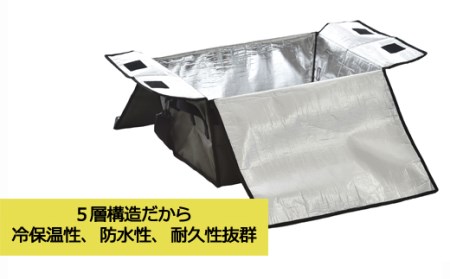 「㐂.」KITENキャンパーズソフトクーラーボックス ブルーグレー