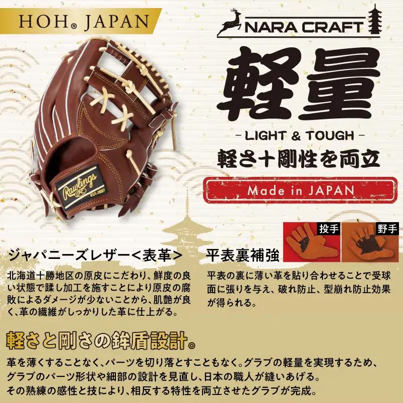 ローリングス (Rawlings) 硬式 ファーストミット 日本製 野球：右投げ用 キャメル