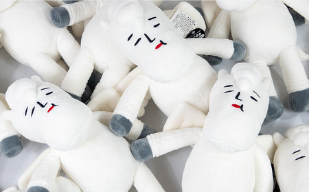 白馬村キャラクター　ヴィクトワール・シュヴァルブラン・村男3世　ぬいぐるみ　全長450mm　長野県白馬村/ゆるキャラ【O0130231】