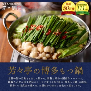 博多芳々亭　博多もつ鍋　5人前（味噌味）_KYY1404