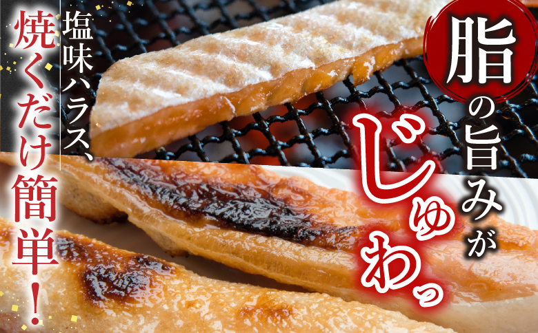 塩サーモンハラス220g×6P G-09005