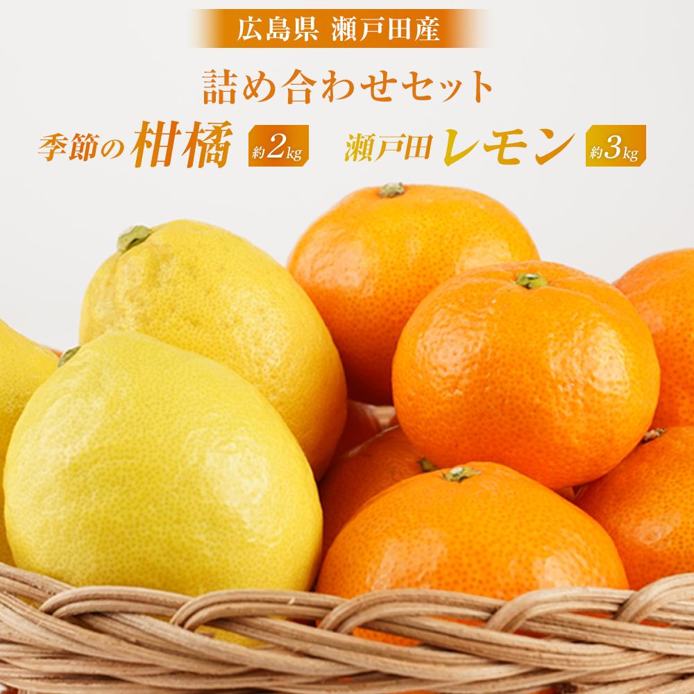 【ふるさと納税】瀬戸田レモン3kgと季節の柑橘2kg＜2025年11月下旬より発送開始＞ | みかん レモン 檸檬 果物 フルーツ 詰め合わせ セット 送料無料 人気 おすすめ 瀬戸内 広島県 尾道市