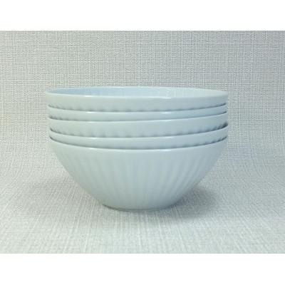 ふるさと納税 長崎県 【波佐見焼】φ14.5cmの小鉢5個組  花ふわり白  5　10141 |  | 01