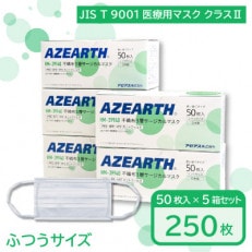 【2024年9月上旬発送】不織布3層サージカルマスク 250枚【秋田県大仙市】