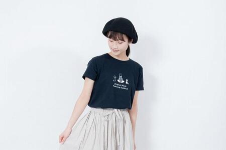 《0》【KEYMEMORY鎌倉】TIMEイラストTシャツNAVY