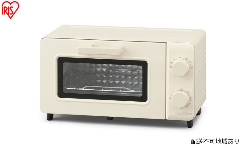 オーブントースター(2枚焼き) EOT-201-C アイボリー トースター 2枚 小型 2枚焼き アイリスオーヤマ プレゼント オーブン トースター食パン 調理 朝食  家電 電化製品 新生活 一人暮らし