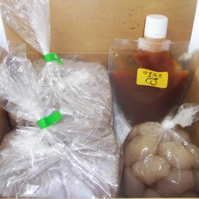 ふるさと納税 福島市 ことぶき農園　手作り生芋こんにゃくセット(ゆずみそ付)No.1885 |  | 02