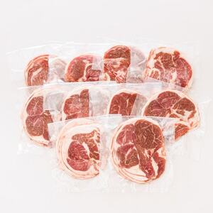 【毎月定期便】連続12回 ラム肉 スライス 100g×10パック(合計1kg) 味付き 羊肉全12回【配送不可地域：離島】【4068003】