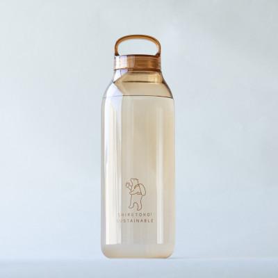 ふるさと納税 斜里町 知床トコさん　ウォーターボトル　アンバー　950ml×1本　常温で水が飲める 耐熱マイボトル