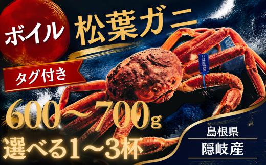 【ボイル・タグ付き】松葉ガニ 600g~700g ×2杯 配送日時指定可｜島根県 隠岐 西ノ島産 先行予約 ズワイガニ 松葉がに 松葉蟹 まつばがに かに 蟹 カニ 冷蔵 産地直送 茹で 浜茹で 解凍不要 カニ味噌 カニ飯 カニ鍋 一人前 ギフト 贈り物 お歳暮 お祝い 誕生日 記念日 冬の味覚 日本海