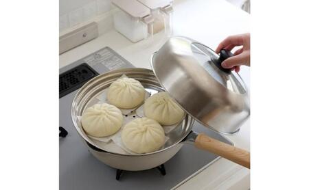 ホームコーディ　ステンレス製　ドーム型蒸し器セット 24-26cm  イオンリテール 調理　料理