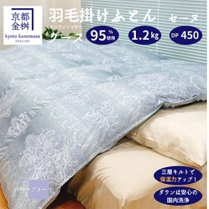 羽毛布団 ブルー シングル羽毛布団 ホワイトコウダ ポーランド産マザーホワイトグースダウン95％ 羽毛布団 羽毛布団 羽毛布団 セーヌ