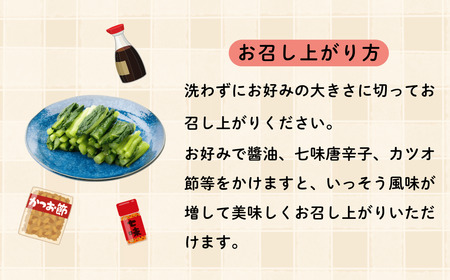野沢菜漬　タル 1kg(L-08)