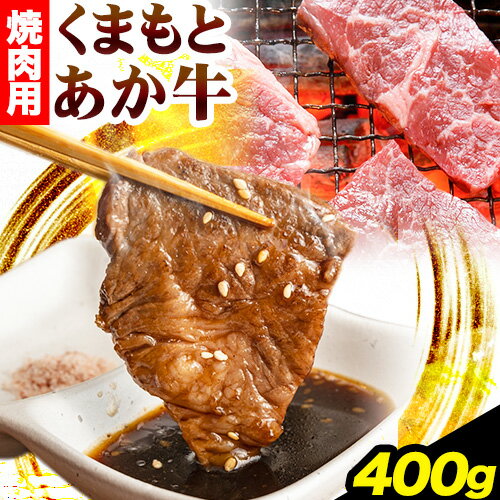 【ふるさと納税】くまもとあか牛 焼肉用 400g 山江村（桜屋）《90日以内に出荷予定(土日祝除く)》熊本県 球磨郡 山江村 あか牛 赤牛 あかうし 焼肉 やきにく 焼き肉