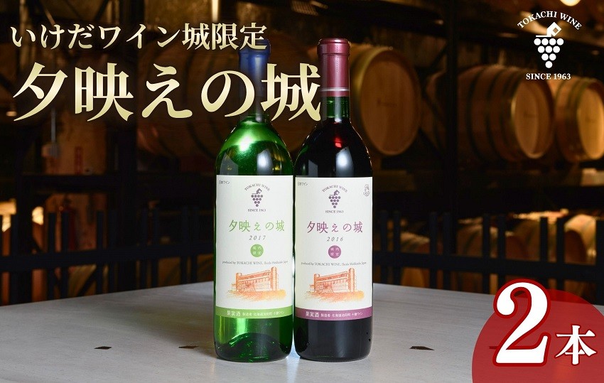 
                   十勝ワイン いけだワイン城限定 2本セット（赤・白）国産ワイン 北海道ワイン 赤ワイン 白ワイン セット 夕映えの城 北海道池田町
                