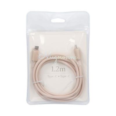 ふるさと納税 海老名市 USB Type-C to USB Type-C シリコンケーブル 1.2m マッシュルームベージュ |  | 01