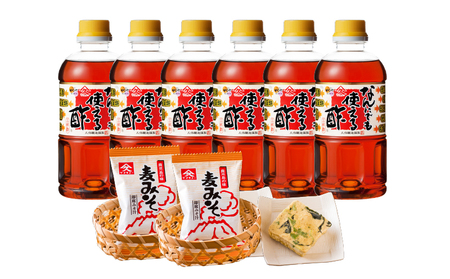 1995 なんにでも使える 酢 480ml×6本+ みそ汁 セット KN016-005-01 調味料 加工食品 味噌汁