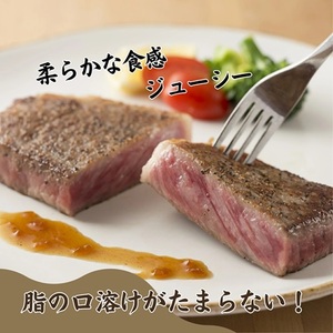 【D0-003】松浦食肉組合厳選Ａ４ランク以上長崎和牛ロースステーキ200ｇ×3枚（ステーキソース付）