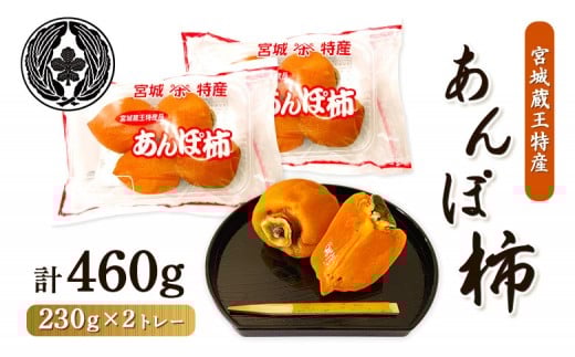 ＜★先行予約★＞宮城蔵王特産あんぽ柿（230g×2トレー） | あんぽ柿 干し柿 柿 和菓子 高級 フルーツ 果物 フルーツ ドライフルーツ スイーツ ジュレ とろける 化粧箱 贈答 ギフト 柔らかい 保存料不使用 和スイーツ ワインに合う お取り寄せ 宮城県 白石市 白石【22007】