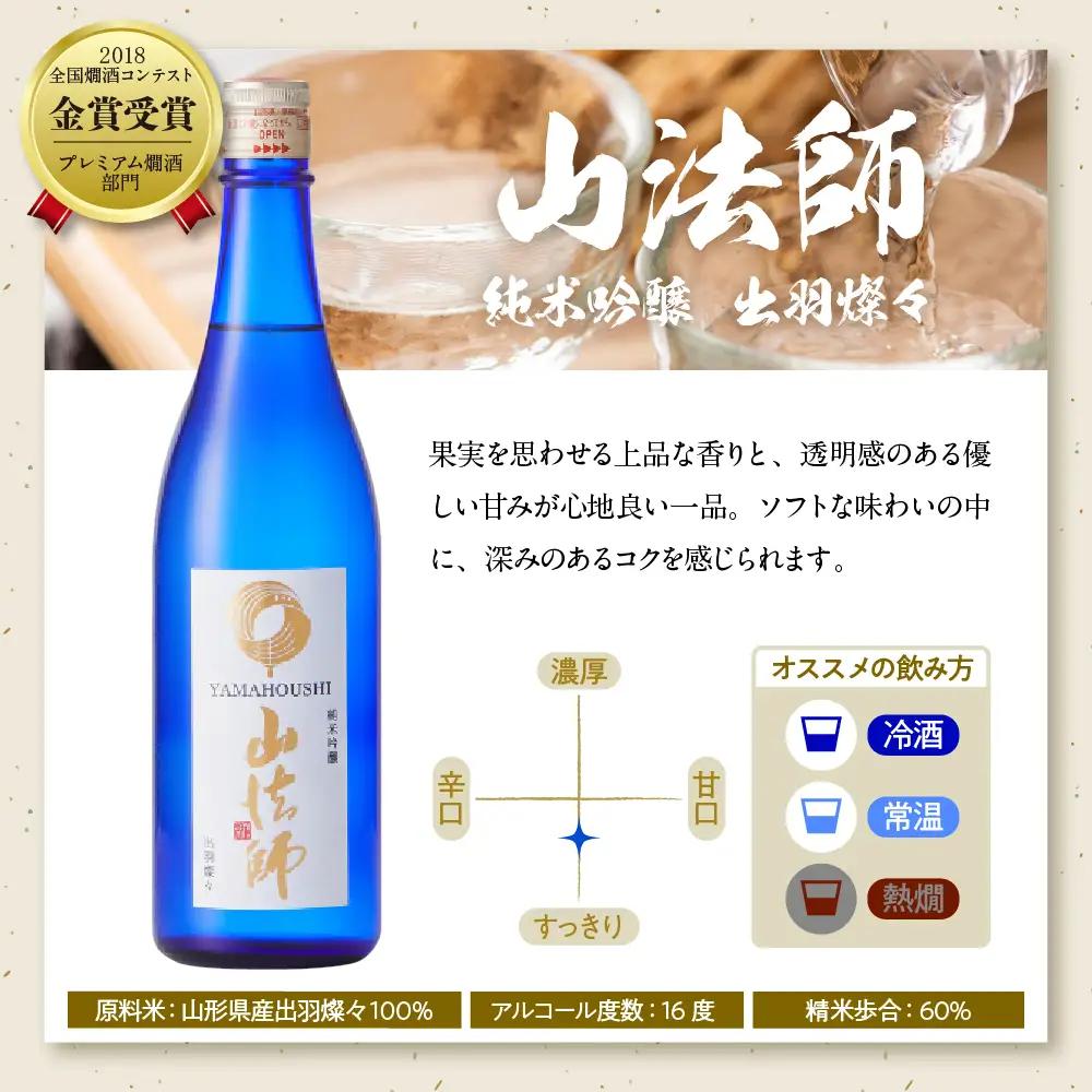 六歌仙 【 山法師 定番セット 】 1,800ml 酒 セット