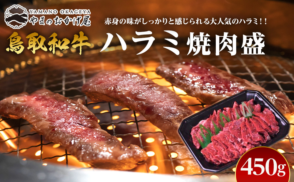 53.鳥取牛ハラミ焼肉盛　450g 313726_AJ049