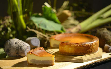 【金武町産田芋使用】田芋チーズケーキ〈1ホール〉