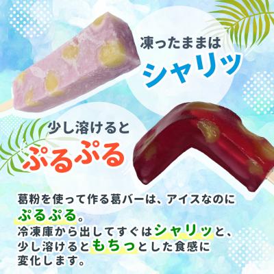 ふるさと納税 七宗町 和菓子工房 葛バー くずバー 溶けないアイス くずアイス 5種 計20本 松栄堂 |  | 01