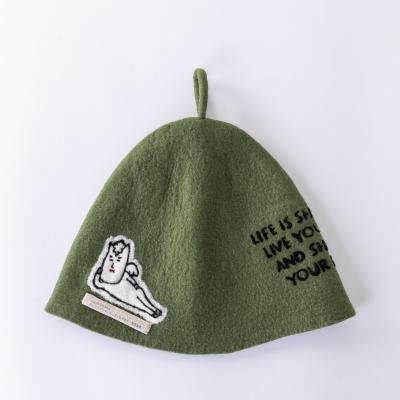 ふるさと納税 白馬村 村男III世サウナハット　モスグリーン |  | 02