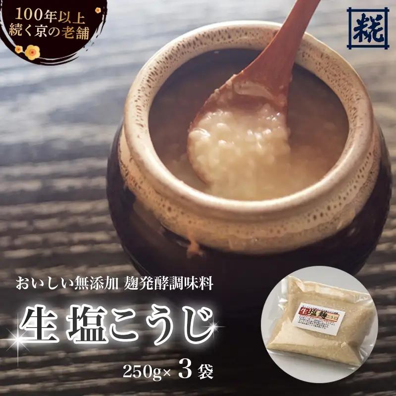 塩麹 250g×3袋 計750g 塩こうじ 万能調味料