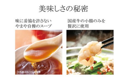 もつ鍋 やまや あごだし醤油味 1～2人前 もつ鍋