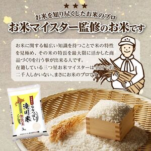 令和７年産《年内発送》【９ヵ月定期】滝川産ななつぼし 無洗米 6kg お米マイスター 定期便 新米 特Ａ ブランド米 北海道 皇室 白米 精米 米 こめ コメ お米 単一米 ご飯 ごはん 生活応援 送