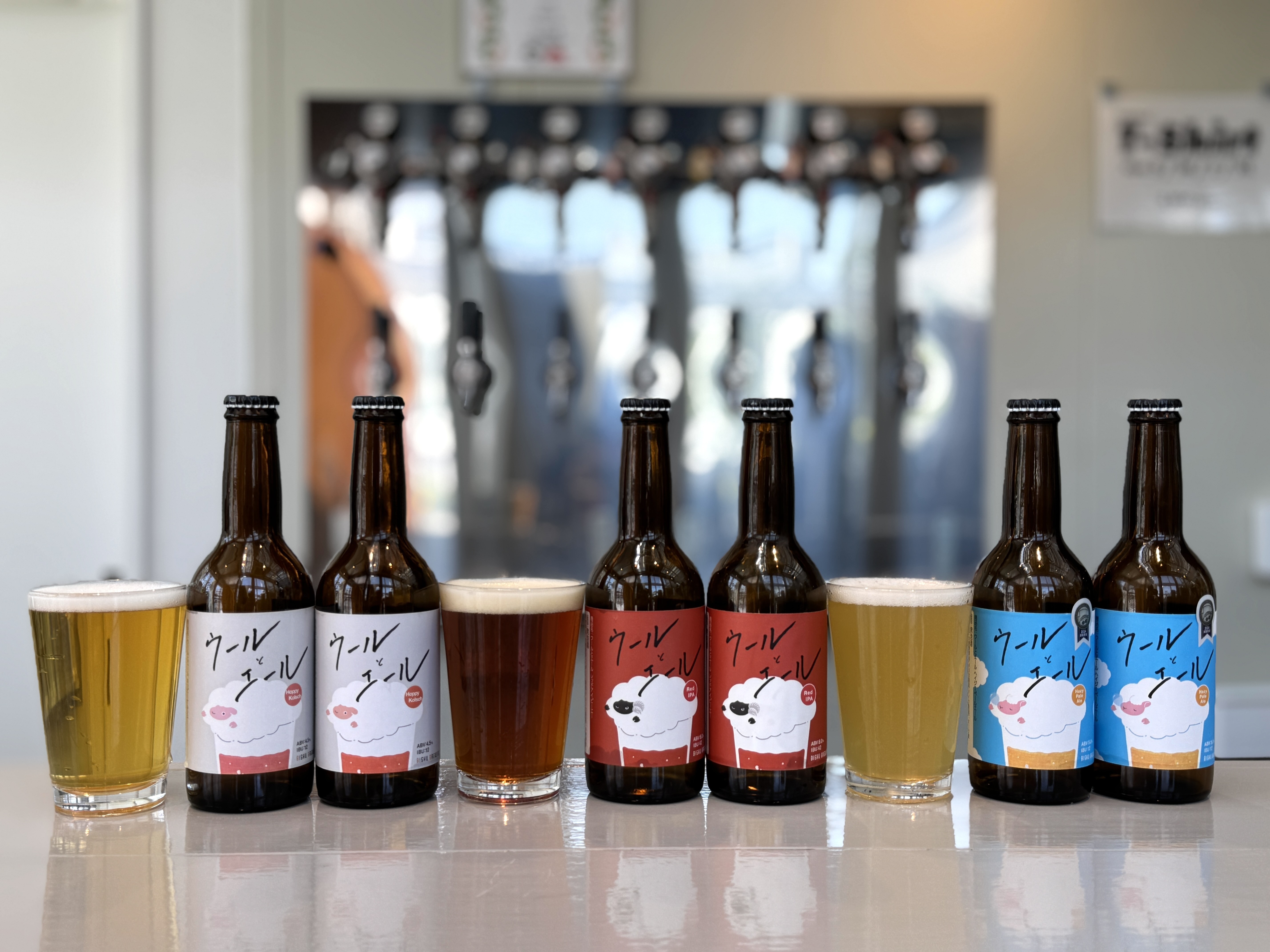 
                  [20-65] 尾州ブルーイング　ウールとエール飲み比べ　330ml　6本セット
                