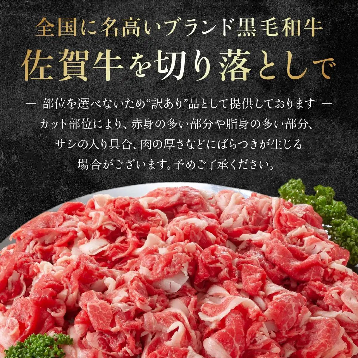 佐賀牛切り落とし 3kg (500g×6P) 