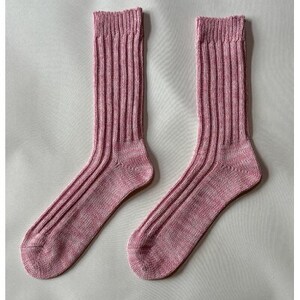 【ezu】someiro kutsushita　/ピンク◆高級◆コーマ糸◆湿調作用【1650055】