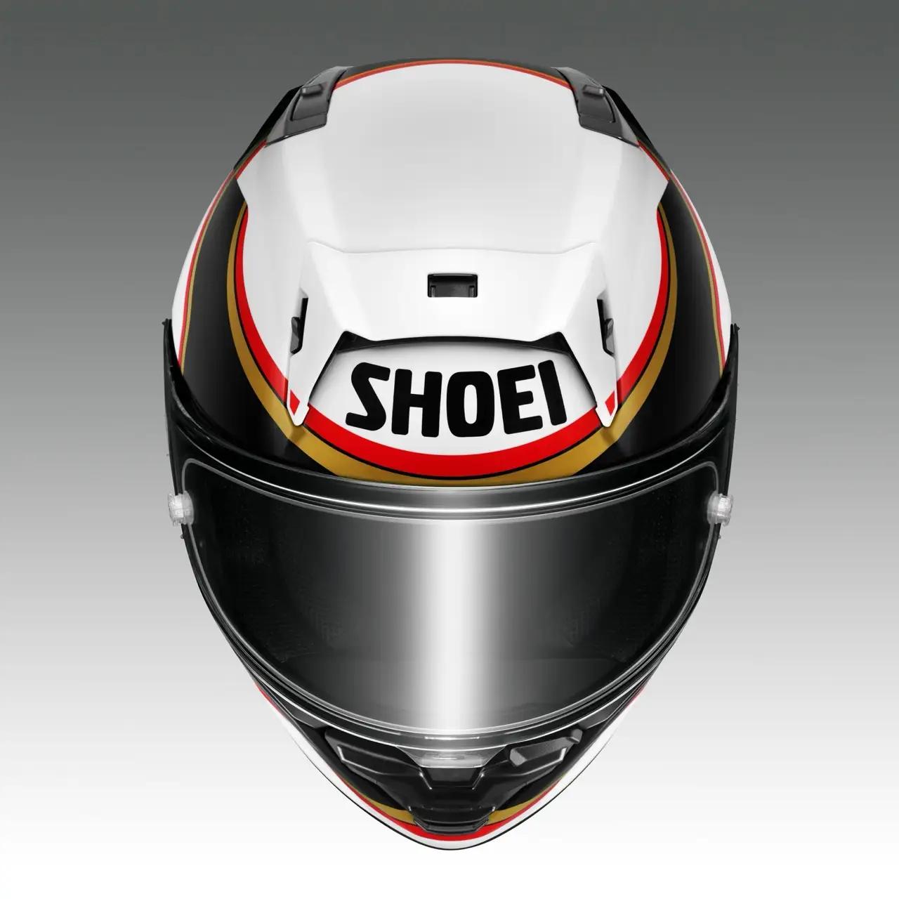 SHOEIヘルメット【X-Fifteen RAINEY (WHITE／BLACK)】L フィッティングチケット付き [2176]