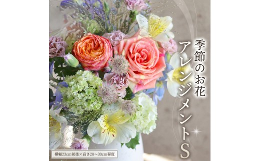 ≪定期便≫季節のお花アレンジメントS＊6回 アレンジメント 生花