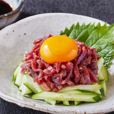 ふるさと納税 合志市 国産　馬刺しユッケ　300g(50g×6食)(合志市) |  | 02