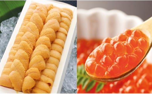 D-53027 エゾバフンウニ140g×1折、いくら醤油漬150g×1P