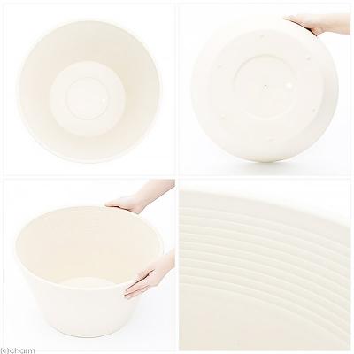 ふるさと納税 邑楽町 ラウンドプランター ホワイト 23L(直径44×高さ25cm) |09_chm-cn0101e |  | 01