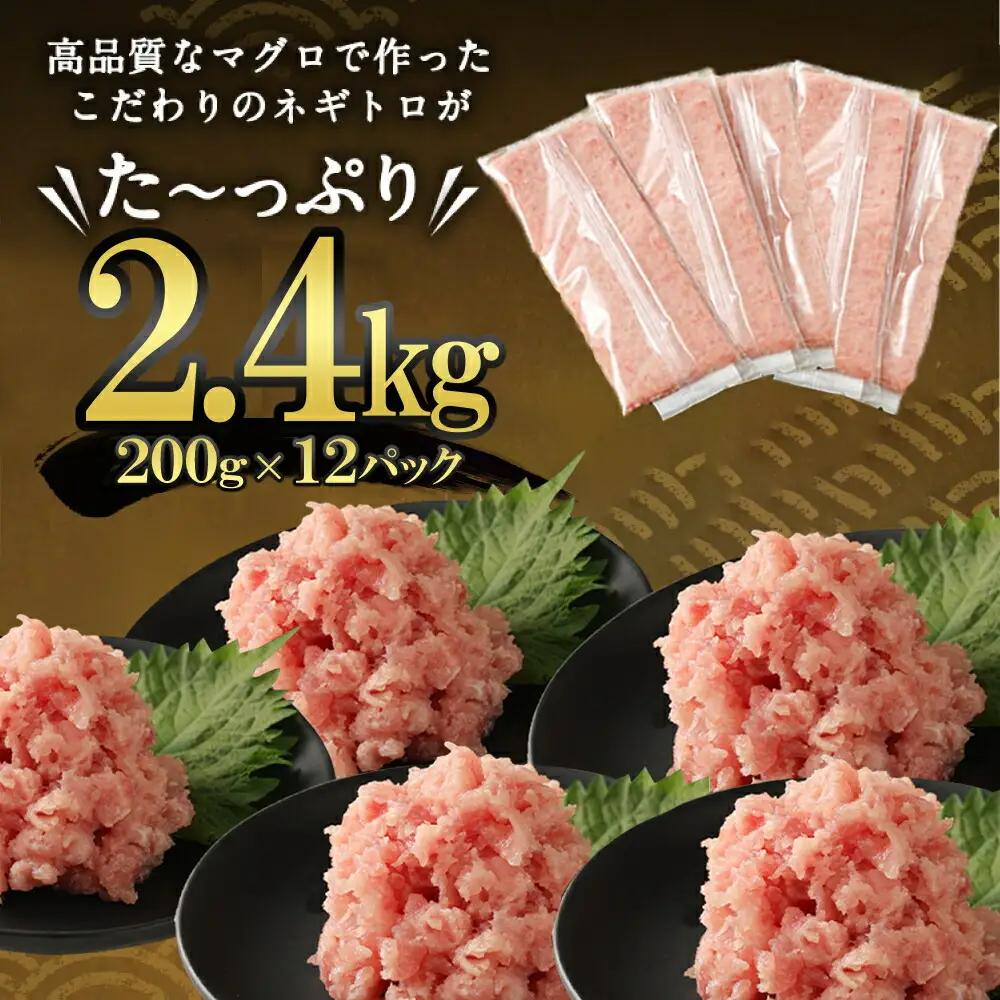 【ねぎとろ】高豊丸 ねぎとろ 2.4kg tk137