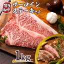 【ふるさと納税】【A4～A5】博多和牛サーロインステーキセット 1kg(250g×4枚)　送料無料 博多和牛 牛肉 名産品 お取り寄せ お取り寄せグルメ AO120