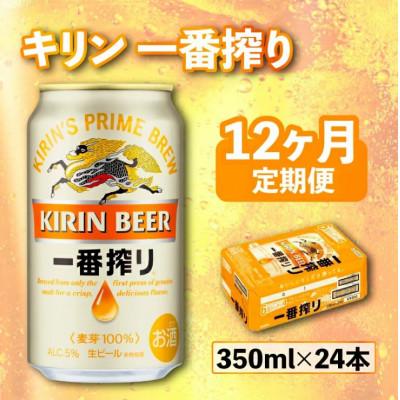 ふるさと納税 彦根市 【毎月定期便】【キリンビール】一番搾り[350ml×24缶]全12回