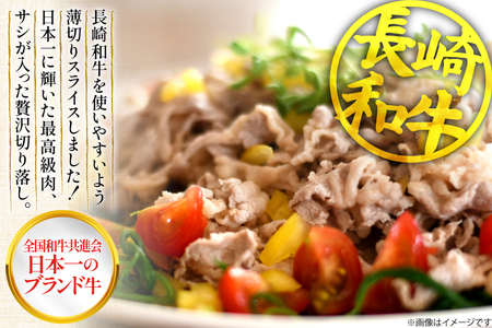 牛肉 切り落とし 長崎和牛 切り落し500g [大川ストアー 長崎県 東彼杵町 hs42bag580004] 肉 牛肉 すき焼き