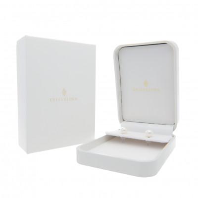 ふるさと納税 神戸市 無調色 アコヤパール 7.5mm PT900 プラチナ スタッドピアス |  | 03